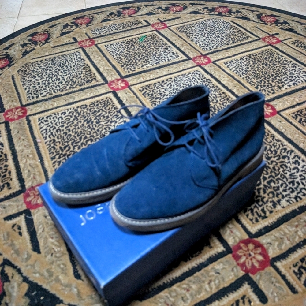 Men's Joseph Abboud Blue Suede Shoes